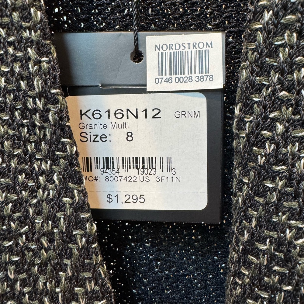 St. John Black and White Textured Blazer - Picture 7 of 8